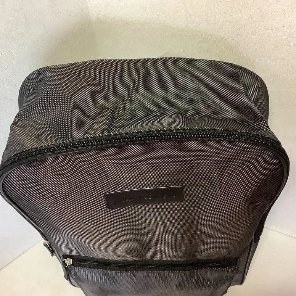 John Varvatos Backpack Black/Gray w/Tags 18